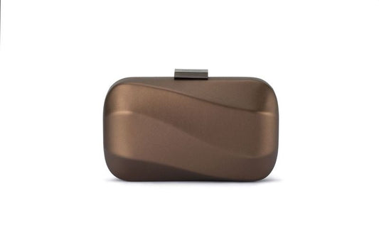 Caroline Wavy Clutch (Bronze)