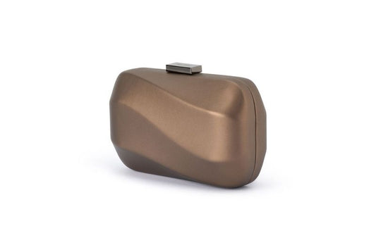 Caroline Wavy Clutch (Bronze)