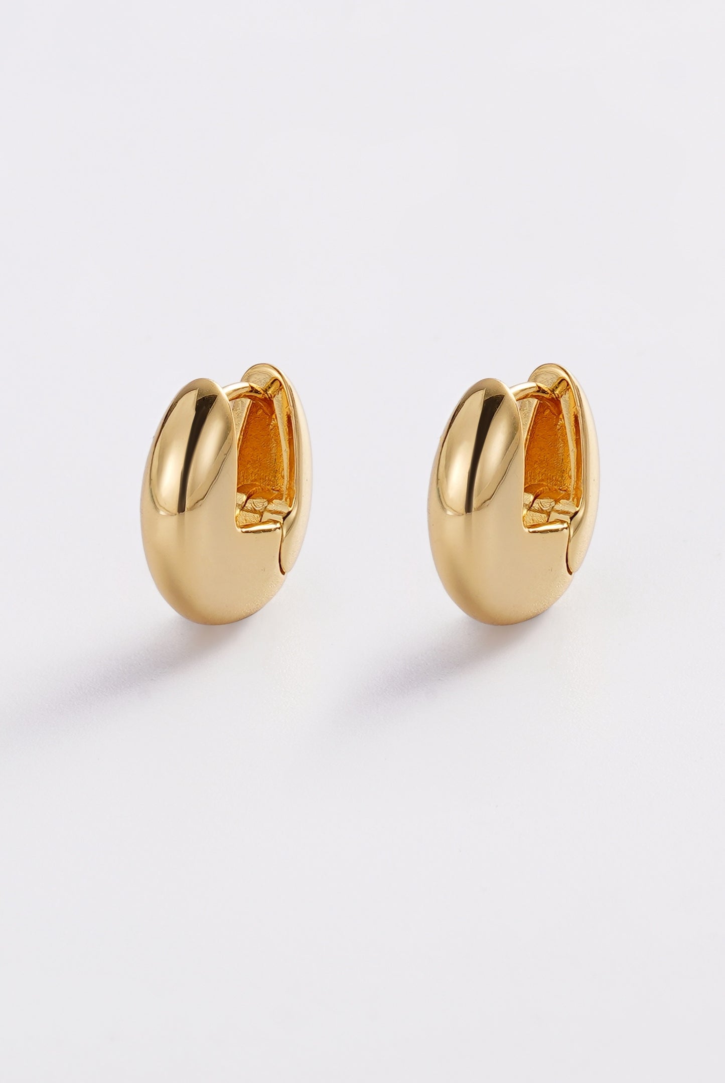 Zafino Carrie Contoured Hoop Gold | Women's Jewellery | Gretel Lane