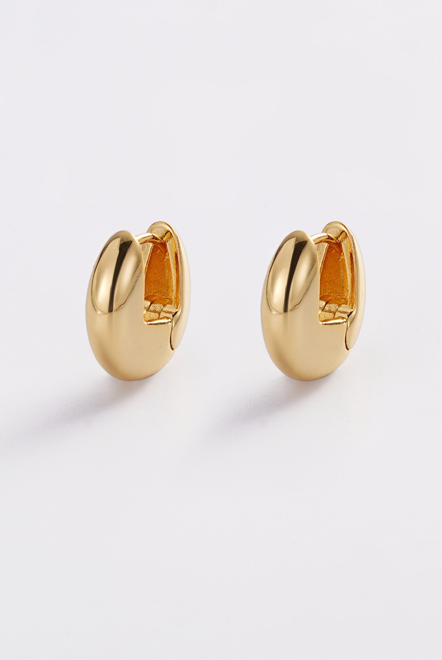 Zafino Carrie Contoured Hoop Gold | Women's Jewellery | Gretel Lane