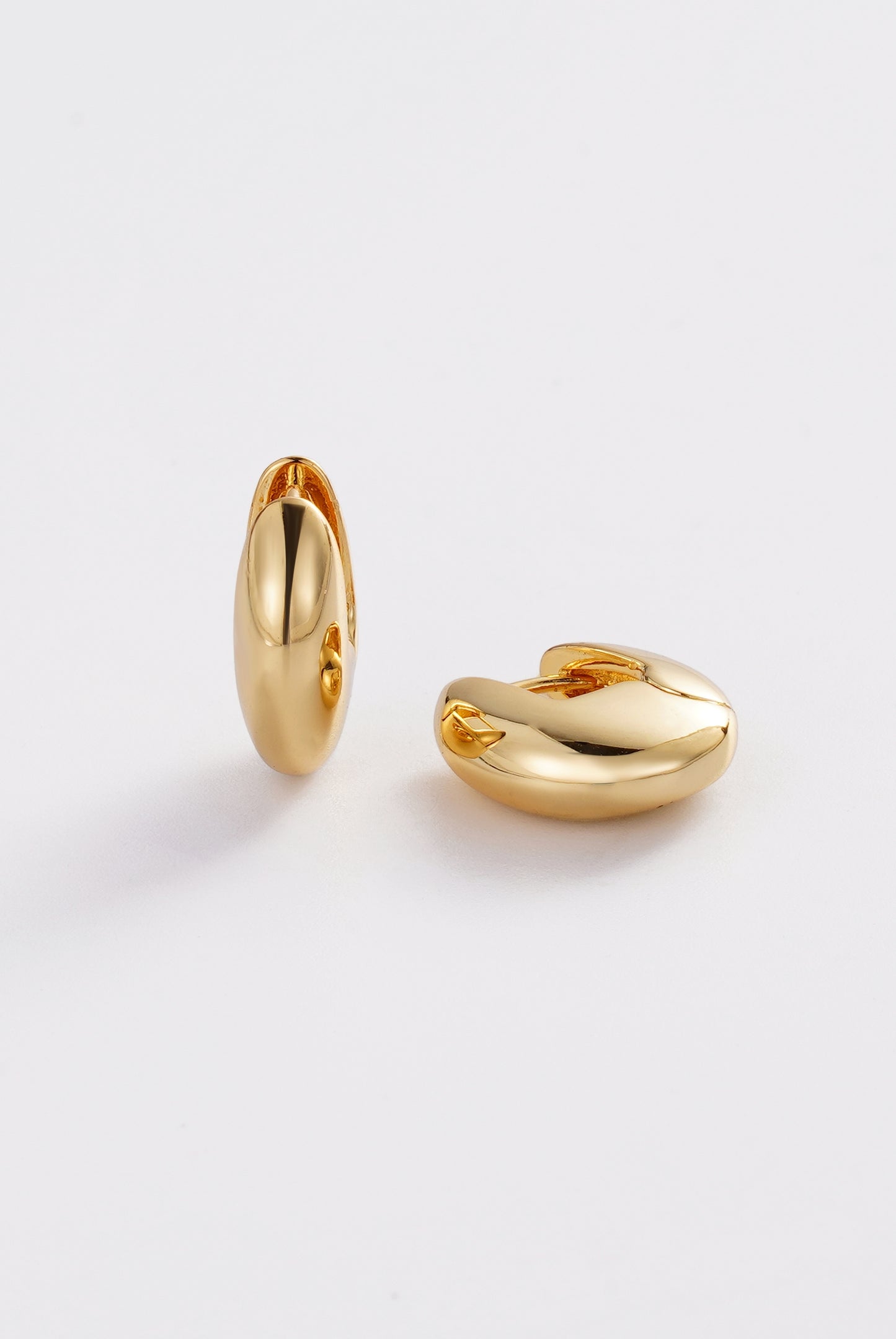 Zafino Carrie Contoured Hoop Gold | Women's Jewellery | Gretel Lane