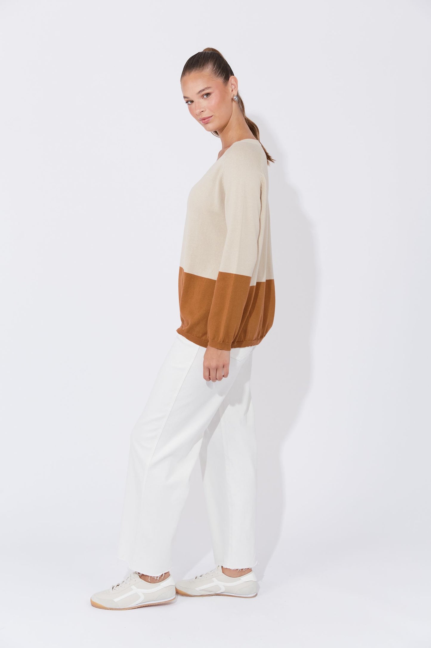 Casablanca Block Knit (Sand/Dune)