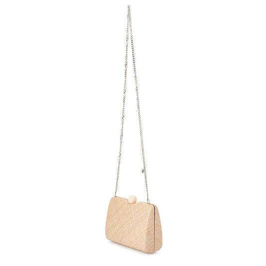 Cece Straw Weave Box Bag (Natural)