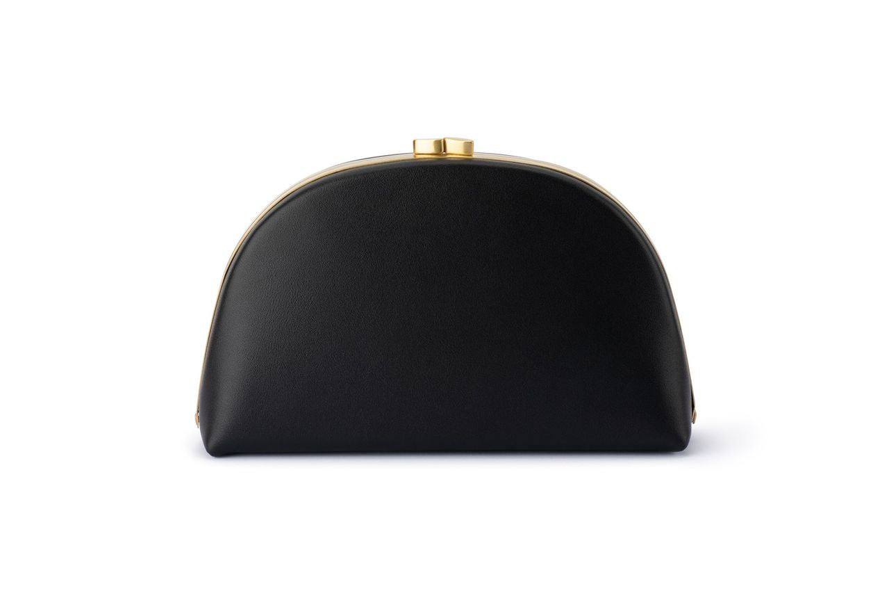 Celeste Curved Clutch (Black)
