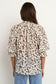 Certainty Shirred Neck SS Top (White Chocolate Animal)