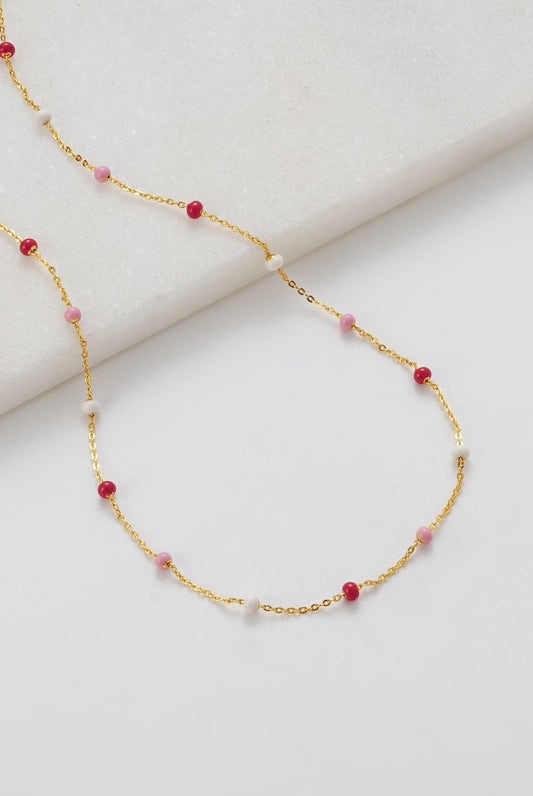Charlotte Necklace (Pink)