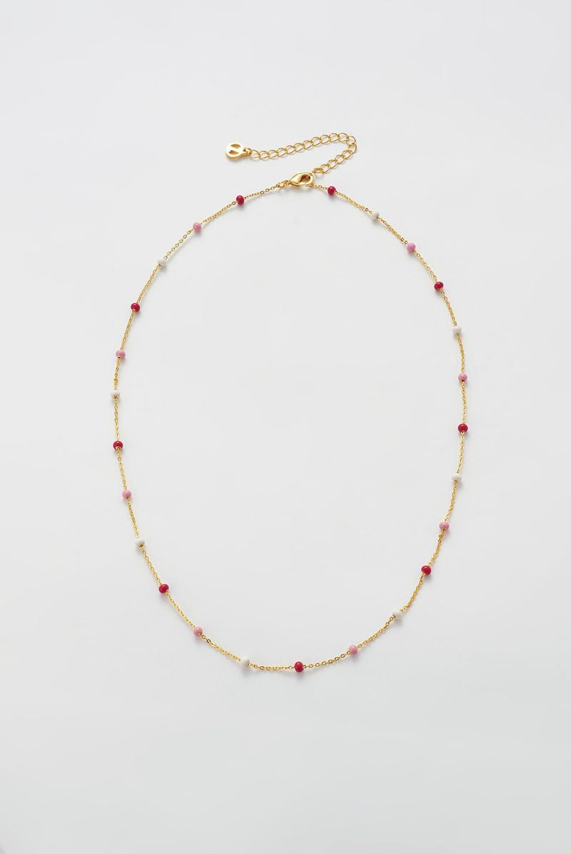 Charlotte Necklace (Pink)