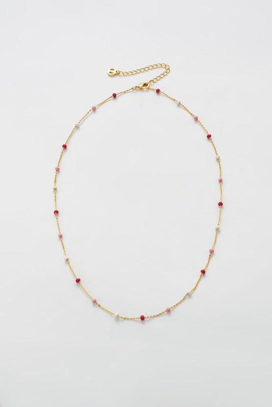 Charlotte Necklace (Pink)