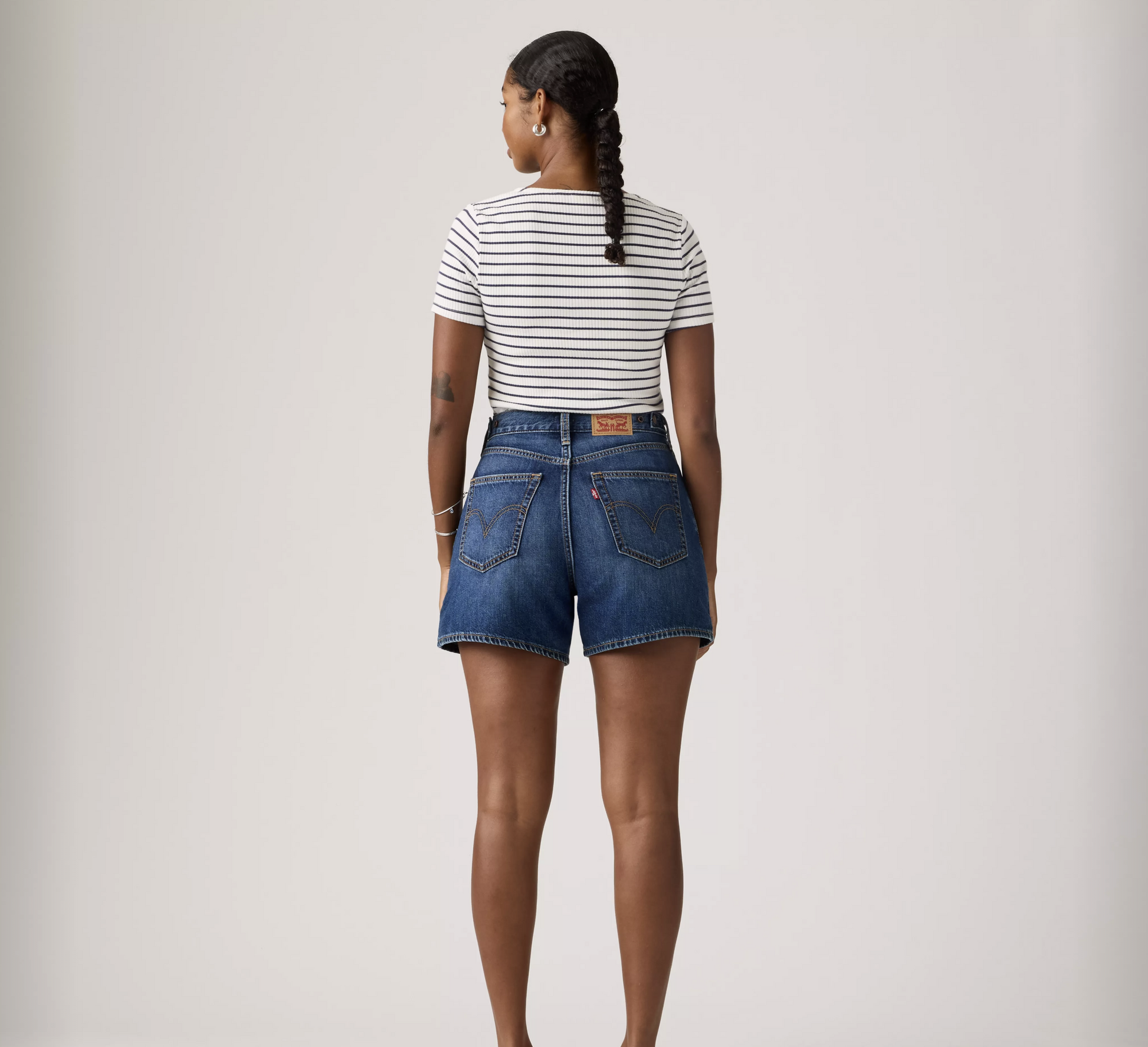 Levi's Cinch Mid-Thigh Denim Short Kiss Goodbye Short | Women's Shorts | Gretel Lane