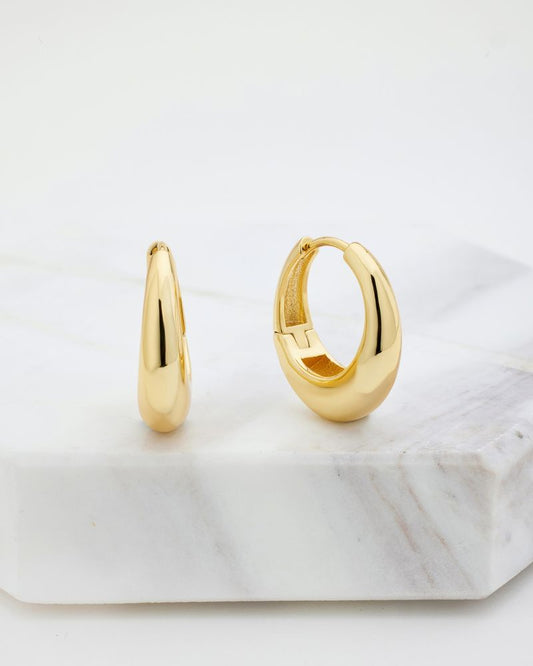 Cleo Hoop - Medium (Gold)