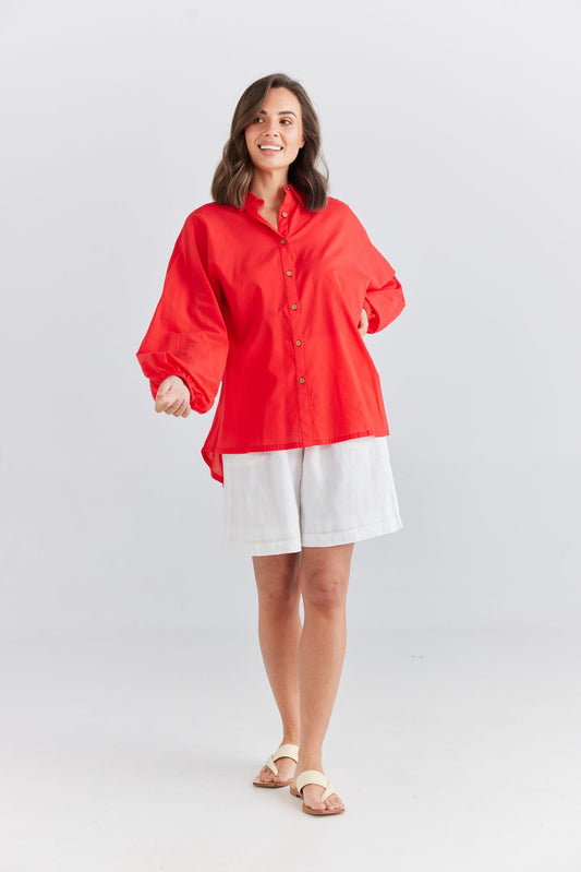Cliffside Shirt (Scarlet)
