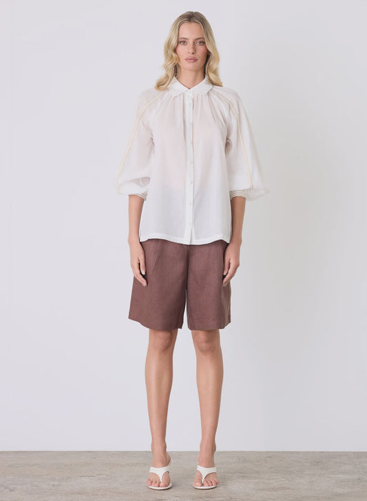 Coastline Blouse (Ivory)