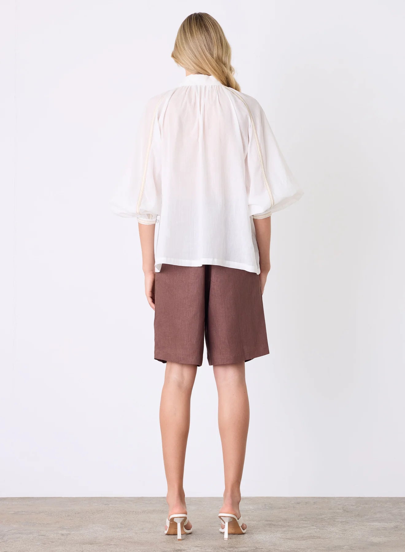 Coastline Blouse (Ivory)