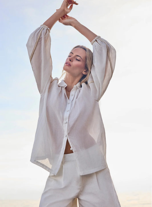 Coastline Blouse (Ivory)