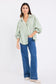 Connection Drop Shoulder LS Shirt (Moss Stripe)
