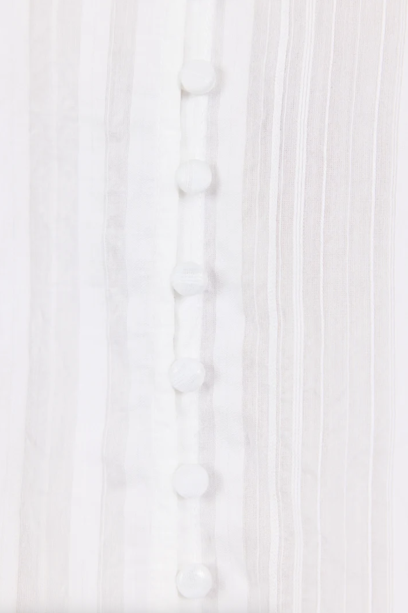 Ivy + Jack Continuance Button Through Mid Sleeve Top Ivory Self Stripe | Women's Tops | Gretel Lane