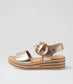 Django & Juliette Cubbie Women's Platform Sandal Champagne Leather | Women's shoes | Gretel Lane