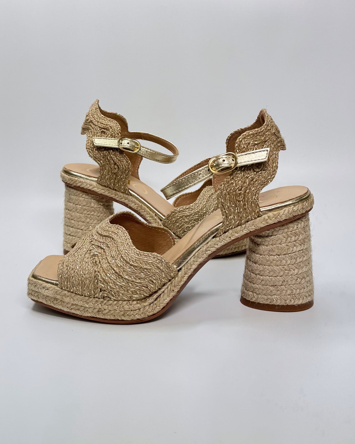 Danae (Raffia Natural/Platino)