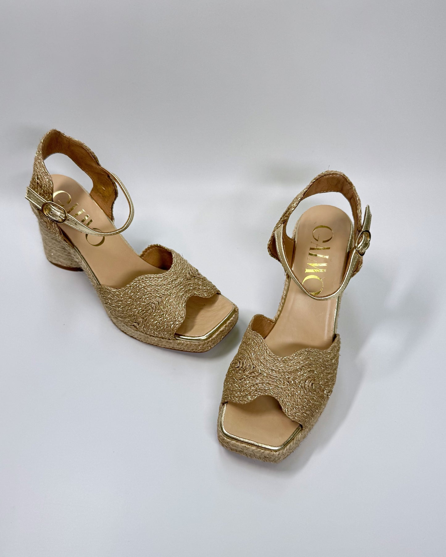 Danae (Raffia Natural/Platino)