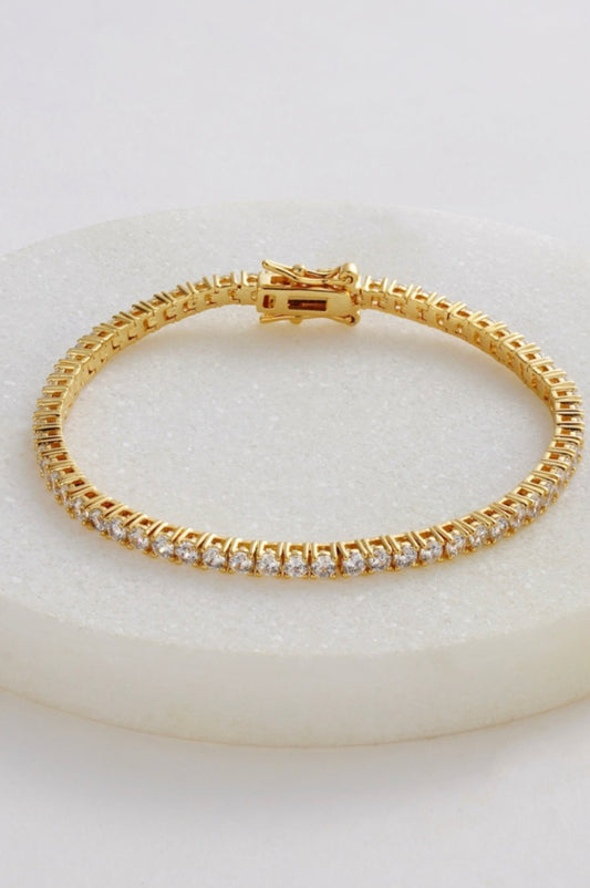 Zafino Dani Tennis Bracelet Gold | Women's Jewellery | Gretel Lane