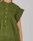 Boom Shankar Women's Khaki Cotton Danika Top | Gretel Lane