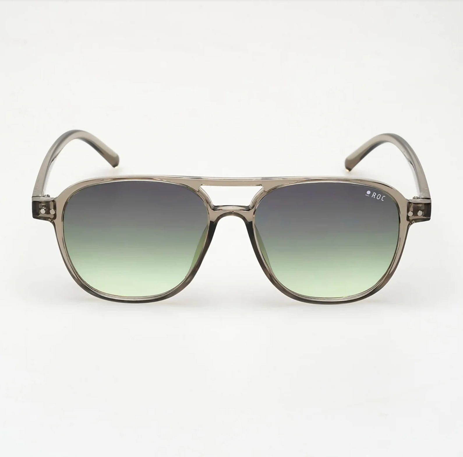 ROC Dank Aviator Sunglasses Smokey Grey | Women's Eyewear | Gretel Lane