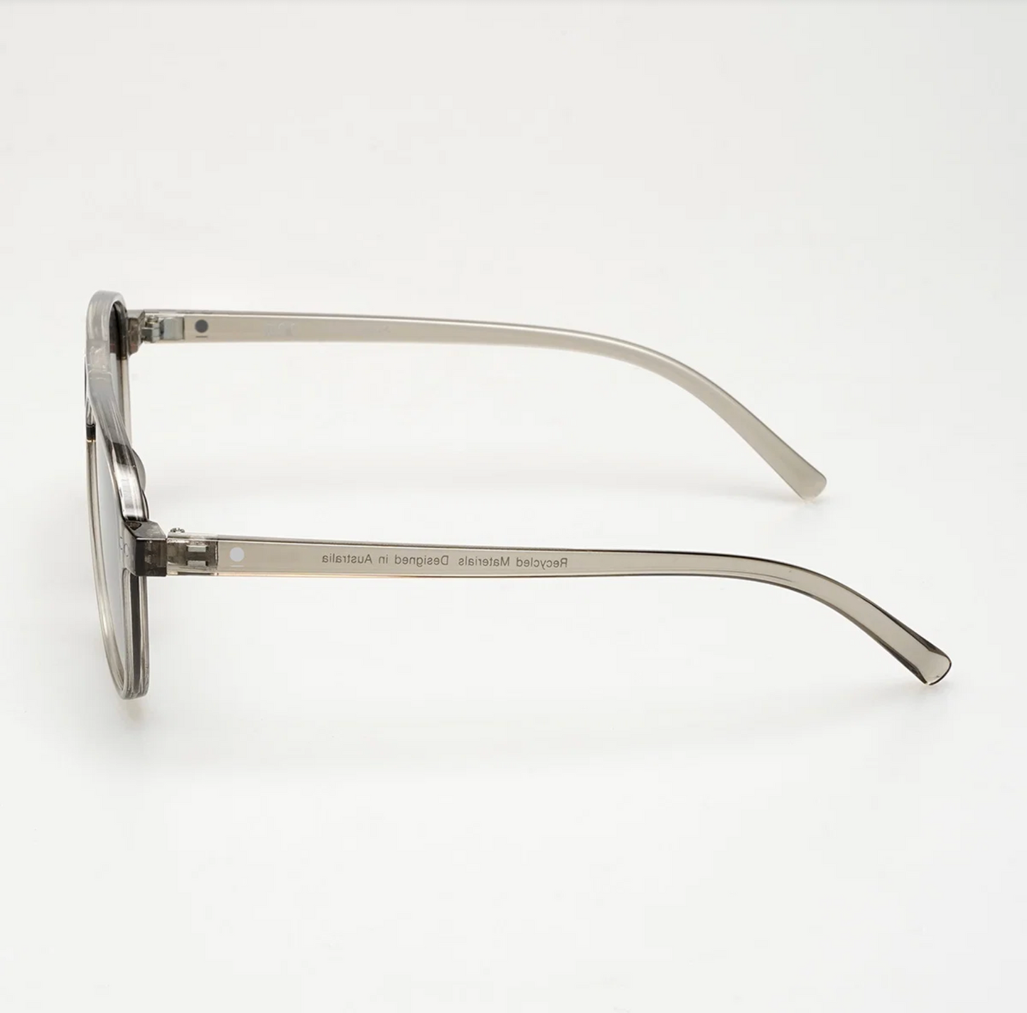 ROC Dank Aviator Sunglasses Smokey Grey | Women's Eyewear | Gretel Lane