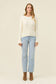 Isle of Mine Women's Ivory Darby Ribbed Knit Long Sleeve Top | Gretel Lane
