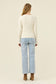 Isle of Mine Women's Ivory Darby Ribbed Knit Long Sleeve Top | Gretel Lane