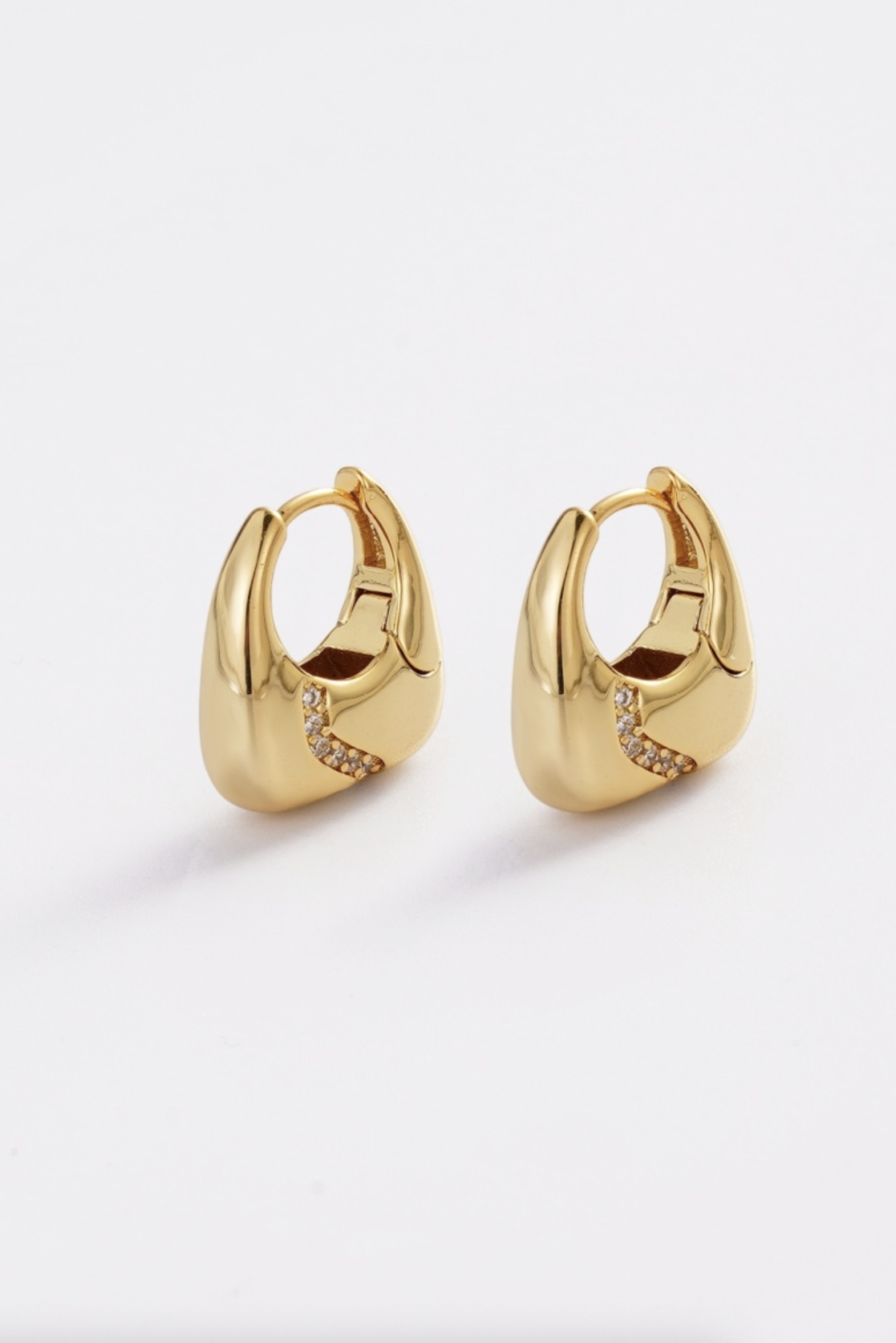 Demi Hoop (Gold) | Womens Gold Earrings Online