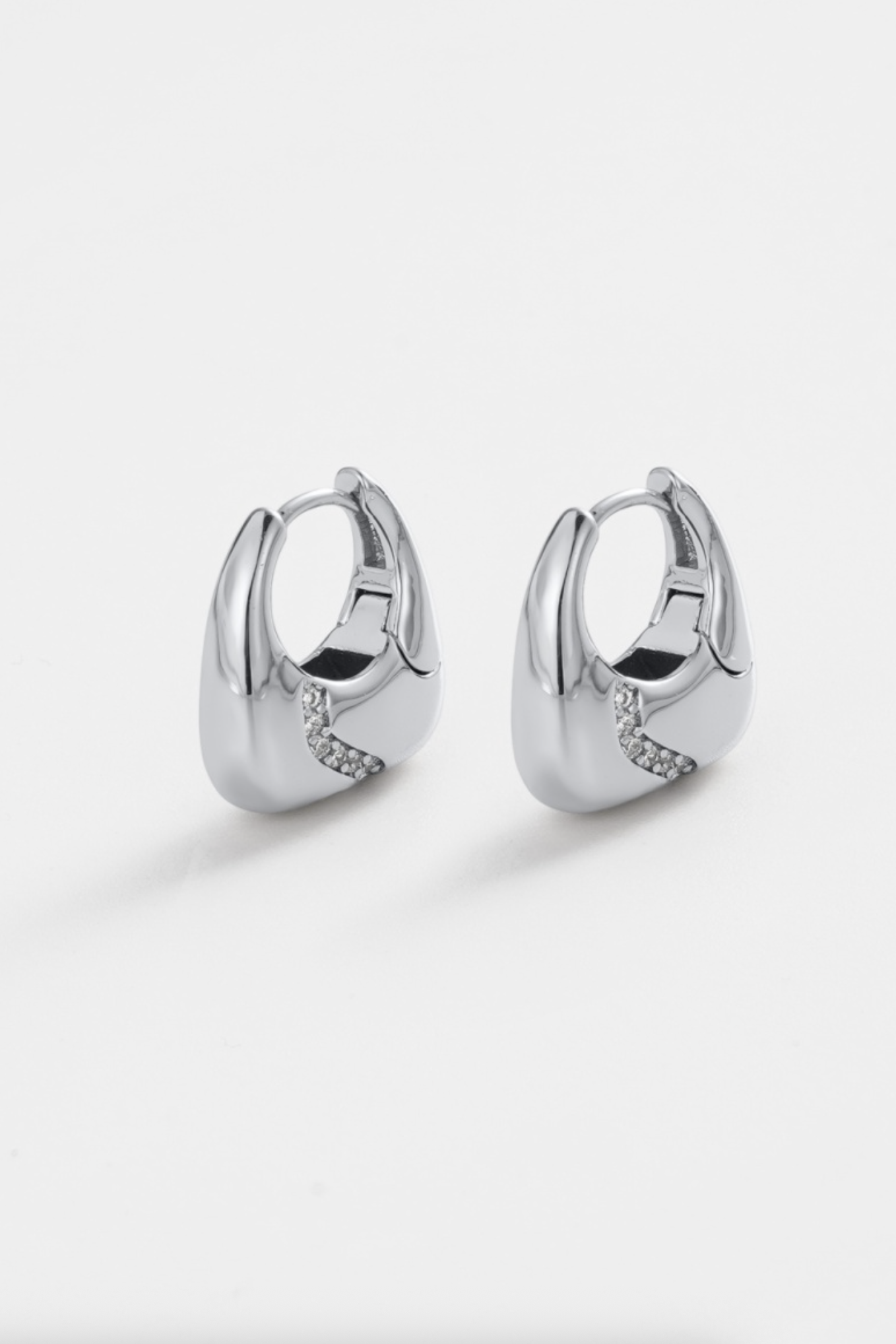 Demi Hoop (Silver) | Silver Earrings Online