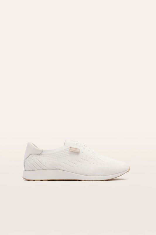 White Knit Women's Sneaker | Gretel Lane