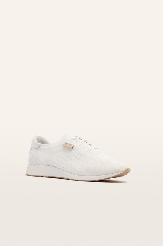 White Knit Women's Sneaker | Gretel Lane