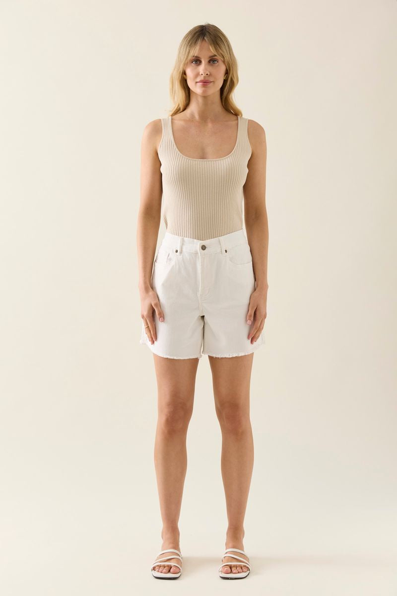 Duke Denim Shorts (Salt)