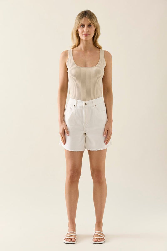 Duke Denim Shorts (Salt)