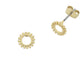 Liberté Petite Gold Daisy Stud Earring| Gretel Lane