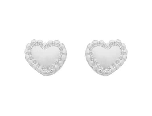 Liberte Petite Women's Frankel Heart Stud Earring Silver | Women's Jewellery | Gretel Lane