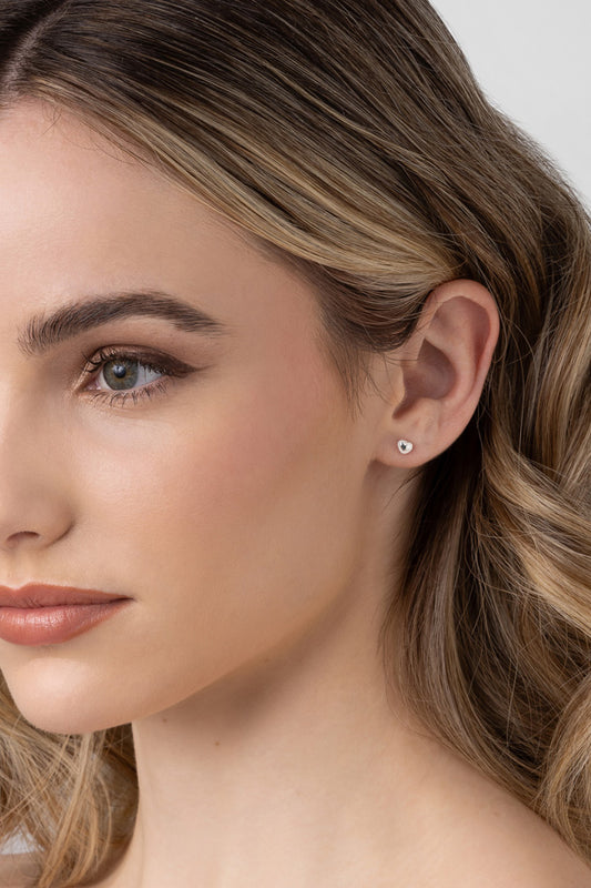 Liberté Petite Frankel Heart Stud Earring Gold | Women's Jewellery | Gretel Lane