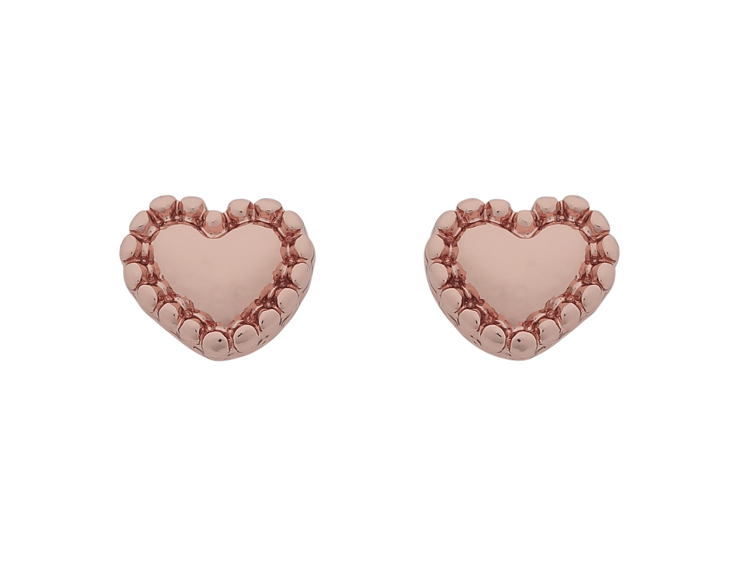 Liberté Petite Frankel Heart Earring in Rose Gold | Women's Jewellery | Gretel Lane