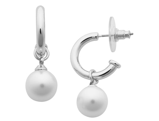 Fleur Pearl Earring (Silver)