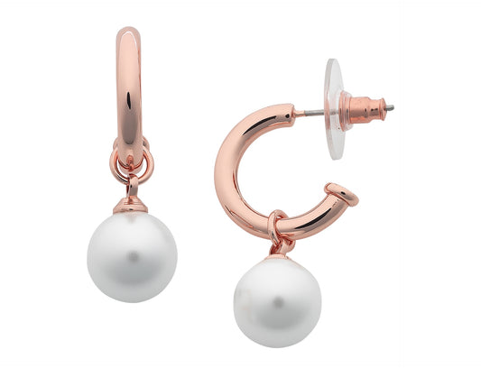 Fleur Pearl Earring (Rose Gold)