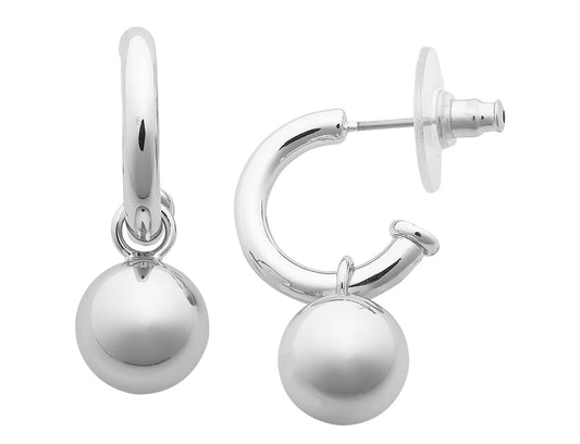 Liberte Hazel Women's Half Hoop Ball Earring Silver | Women's Jewellery | Gretel Lane