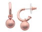 Liberté Hazel Women's Half Hoop Ball Earring Rose Gold | Women's Jewellery | Gretel Lane
