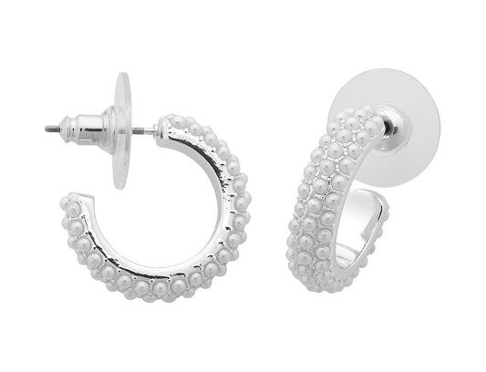 Marigold Pearl Earring (Silver)
