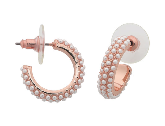 Marigold Pearl Earring (Rose Gold)