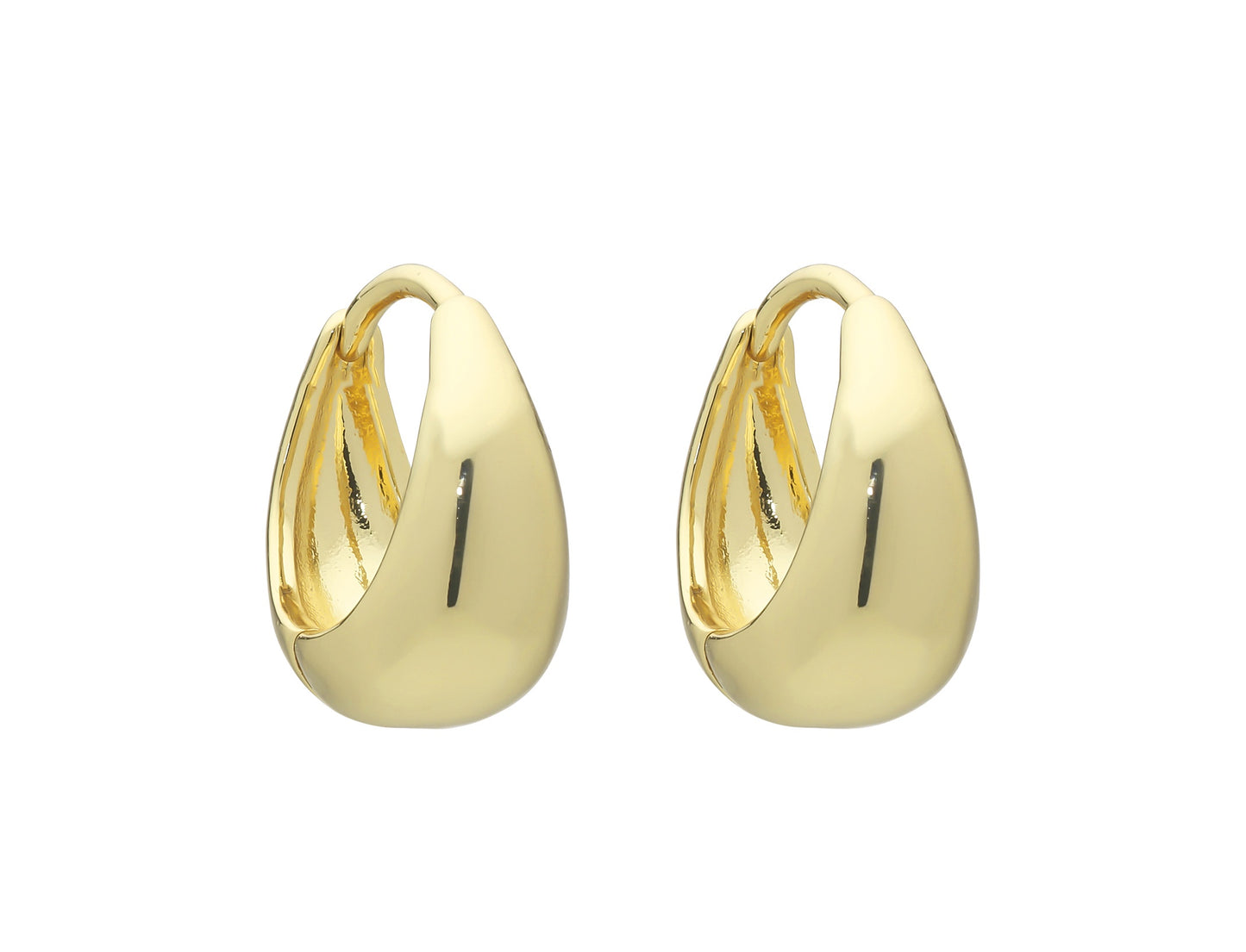 Liberte Tina Women's Teardrop Huggie Earring Gold | Women's Jewellery | Gretel Lane