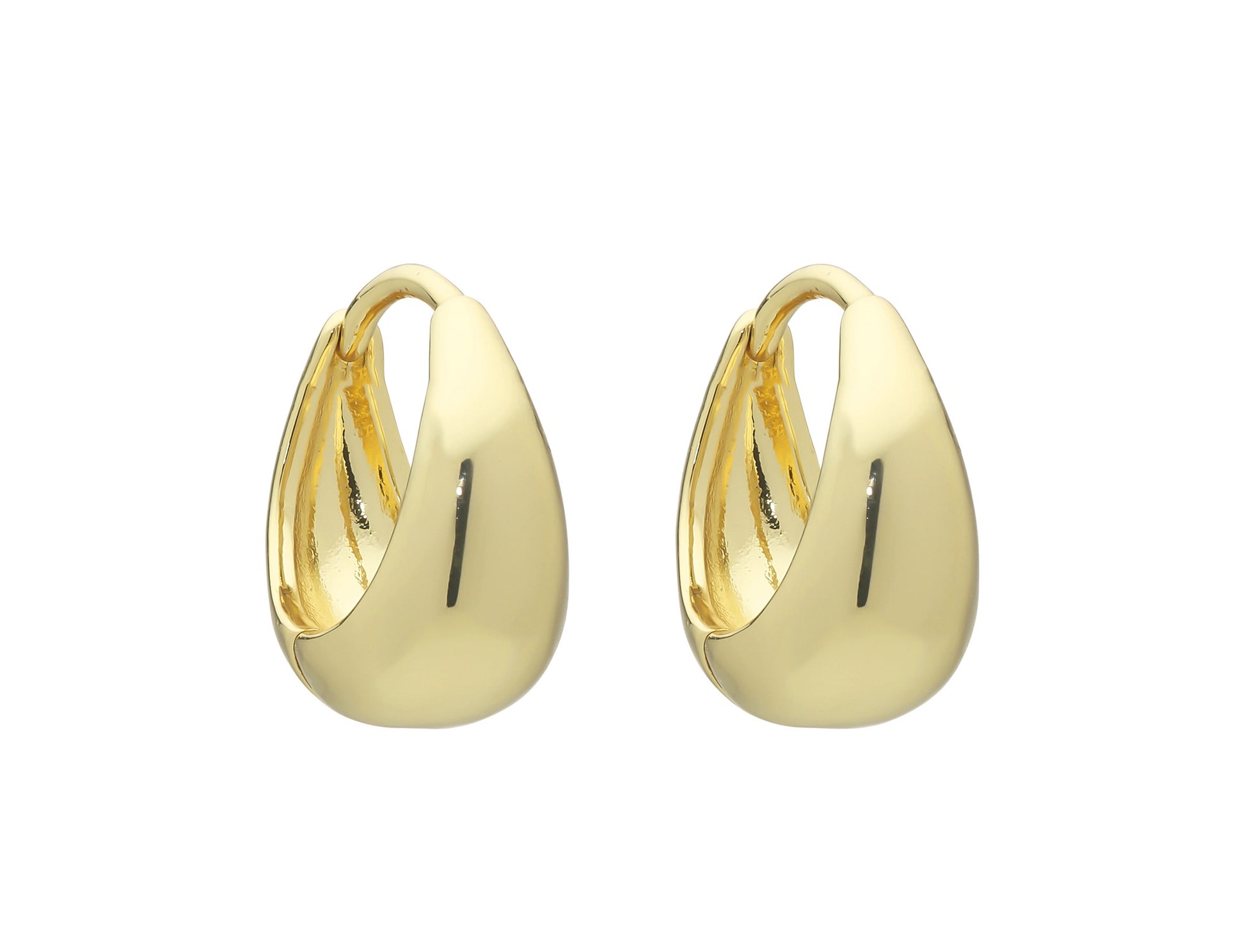 Liberte Tina Women's Teardrop Huggie Earring Gold | Women's Jewellery | Gretel Lane