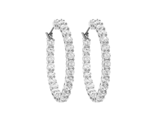 Dolce Vita Earring (Rhodium)