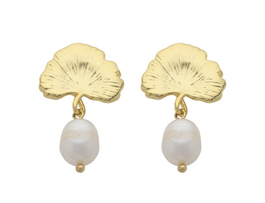 Sierra Earring (Gold/Pearl)