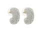Gaeline Crystal Hoop (Gold)